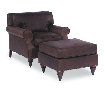 Cigar Lounge Chair & Ottoman