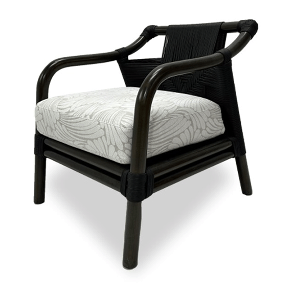 Black Rattan Chair - Ariston - Motivo